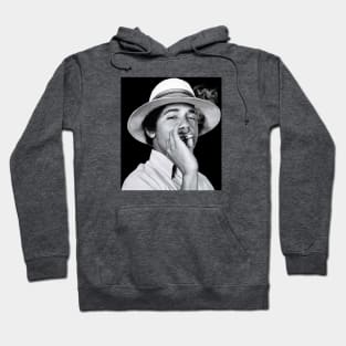 Barack Obama Smoking Vintage Smaller Image Hoodie